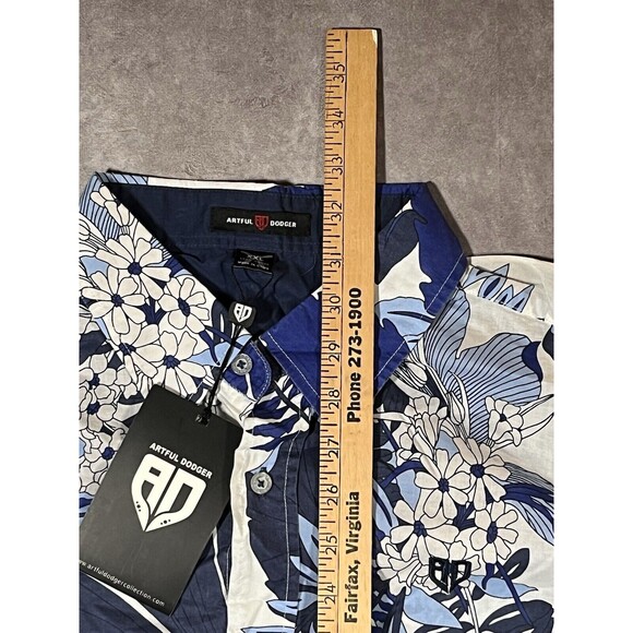 Artful Dodger Shirt Mens XXL Long Sleeve Button Up New With Tags - Picture 3 of 4